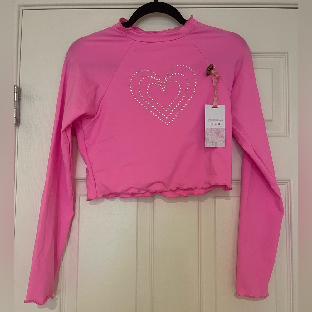 Love shack fancy x Hurley rashguard